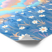 Niedlicher Kawaii-Wallpaper-Plakatdruck Poster (Ecke)