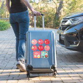 Niedlicher Kawaii Weihnachtskrümelheber Aufkleber (Koffer Insitu)