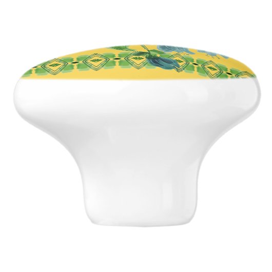 Niedlicher Keramik-Schubladen Keramikknauf (Seitenansicht)