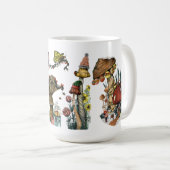 Niedlicher Kern Frohe Weihnachts Pilz Lover Kaffeetasse (VorderseiteRechts)