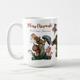 Niedlicher Kern Frohe Weihnachts Pilz Lover Kaffeetasse