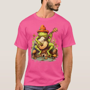 Niedlicher Kernästhetischer Frosch T-Shirt