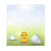 Niedlicher Kick - Kids Notepad Notizblock (Vorderseite)