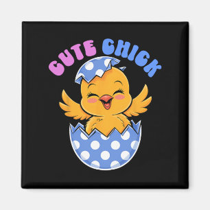 Niedlicher Kick Ostersonntag Kinderkind Junge Magnet