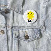Niedlicher Kick-Smile-Button Button (Beispiel)