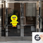 Niedlicher Kick-Thunder_Cove Fensteraufkleber (Büro Tür)