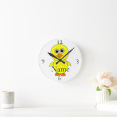 Niedlicher Kick-Thunder_Cove Runde Wanduhr (Zuhause)