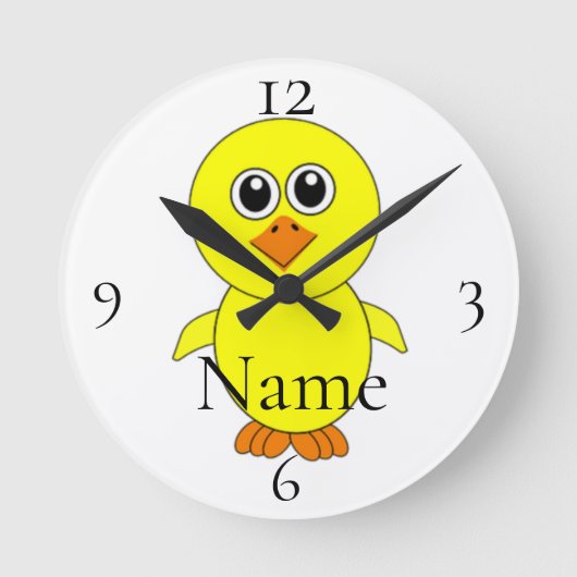 Niedlicher Kick-Thunder_Cove Runde Wanduhr (Vorderseite)