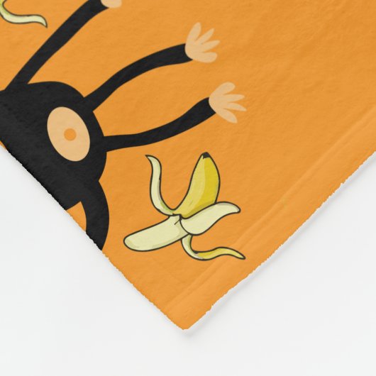 Niedlicher Kid Monkey Fleecedecke (Ecke)