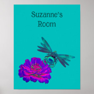 Niedlicher Kids-Raum Personalisiert Poster