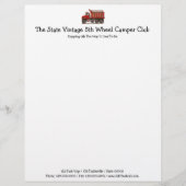 Niedlicher Kies-Kipper Briefkopf (Vorderseite)