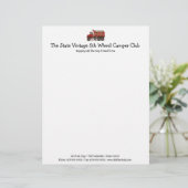 Niedlicher Kies-Kipper Briefkopf (Stehend Vorderseite)