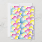 Niedlicher Kinderbaby-Eulengeburtstag Einladung (Rückseite)