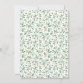 Niedlicher Kinderbär Watercolor - Erster Geburtsta Einladung (Rückseite)