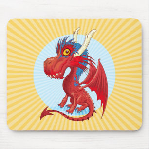 Niedlicher Kinderdrache Mouse Pad Mousepad
