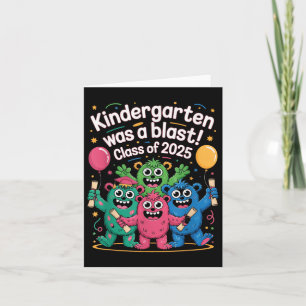 Niedlicher Kindergarten-Abschluss Cl von 2025 Grad Karte