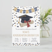 Niedlicher Kindergarten Einladung (Stehend Vorderseite)