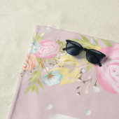 niedlicher Kindergarten verzaubert in Monogramm Strandtuch (Beispiel)