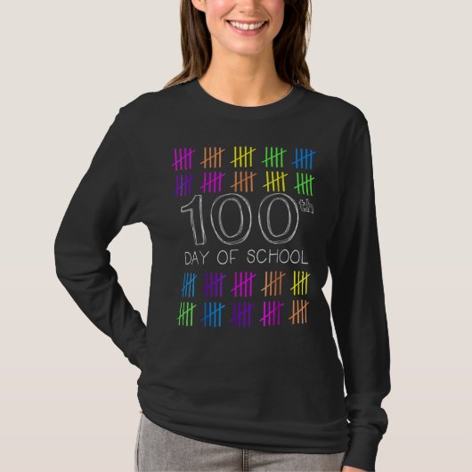 Niedlicher Kindergarten Vorschule 100 Tage Tee (Vorderseite)