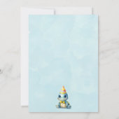 Niedlicher Kindergeburtstag Einladung (Rückseite)