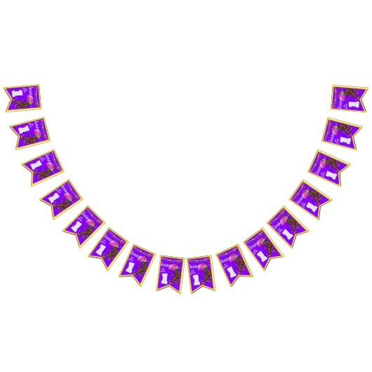 Niedlicher Kindergeburtstag-Karte mit Bigfoot pers Wimpelkette (Alle)