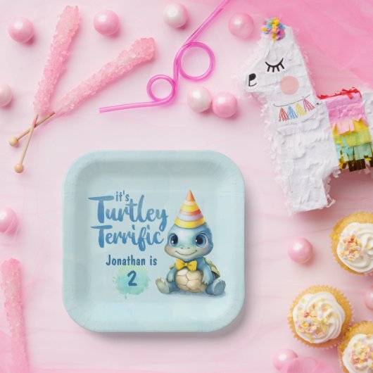 Niedlicher Kindergeburtstag Pappteller (Party)