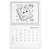 Niedlicher Kinderkalender Kalender (Feb 2027)