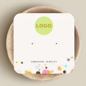 Niedlicher Kinderspielplatz Quadratische Visitenkarte