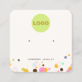 Niedlicher Kinderspielplatz Quadratische Visitenkarte (Vorderseite)