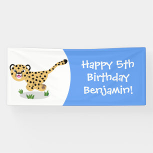 Niedlicher Kinderzettel mit Cartoon-Abbildung Banner