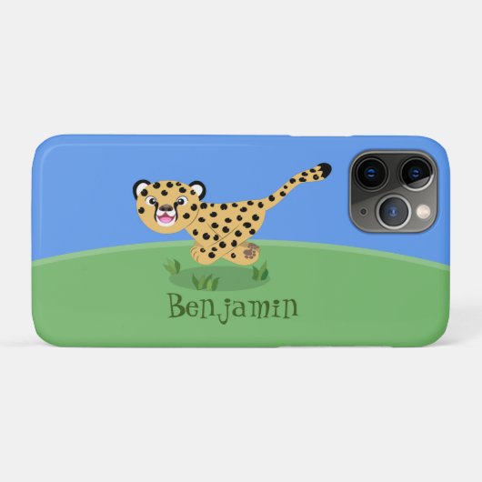 Niedlicher Kinderzettel mit Cartoon-Abbildung Case-Mate iPhone Hülle (Rückseite (Horizontal))