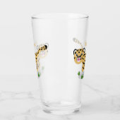 Niedlicher Kinderzettel mit Cartoon-Abbildung Glas (Links)