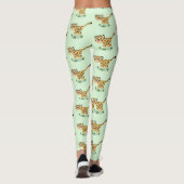 Niedlicher Kinderzettel mit Cartoon-Abbildung Leggings (Rückseite)