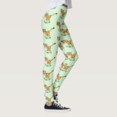 Niedlicher Kinderzettel mit Cartoon-Abbildung Leggings (Rechts)