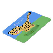 Niedlicher Kinderzettel mit Cartoon-Abbildung Magnet (Linke Seite)