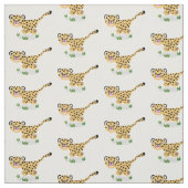 Niedlicher Kinderzettel mit Cartoon-Abbildung Stoff (Muster)