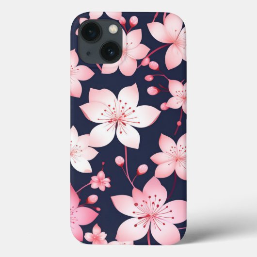 Niedlicher Kirschblossom Frühlingsblumen Blumenbau Case-Mate iPhone Hülle (Rückseite)