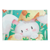 Niedlicher Kissenbezug Osterhasewatercolor-| (Rückseite-Rechts)