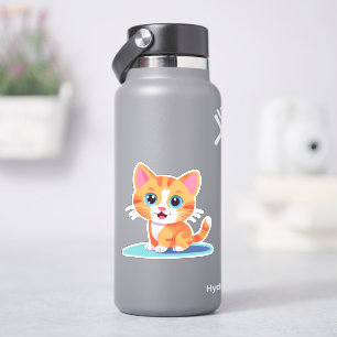 Niedlicher Kittensticker Aufkleber