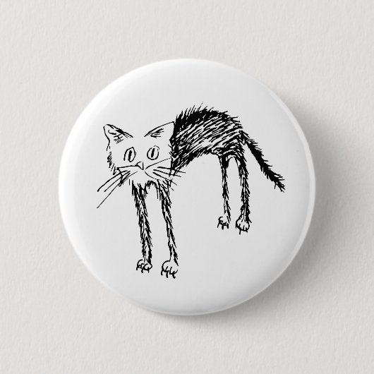 Niedlicher Kitty Button (Vorderseite)