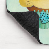 Niedlicher Kitty-kleiner Kuchen Mousepad (Ecke)