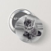 Niedlicher Kitty-Knopf Button (Vorne & Hinten)