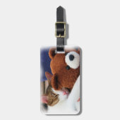 Niedlicher Kittyteddy-Bär Gepäckanhänger (Vorderseite vertikal)