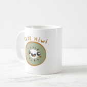 Niedlicher Kiwi Kaffeetasse (Vorderseite Links)