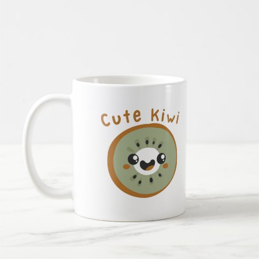 Niedlicher Kiwi Kaffeetasse (Links)