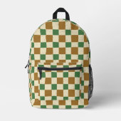 Niedlicher Klassiker Gingham, getrocknet Bedruckter Rucksack (Vorderseite)