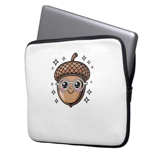 niedlicher klassischer T - Shirt Laptopschutzhülle (Vorderseite Links)