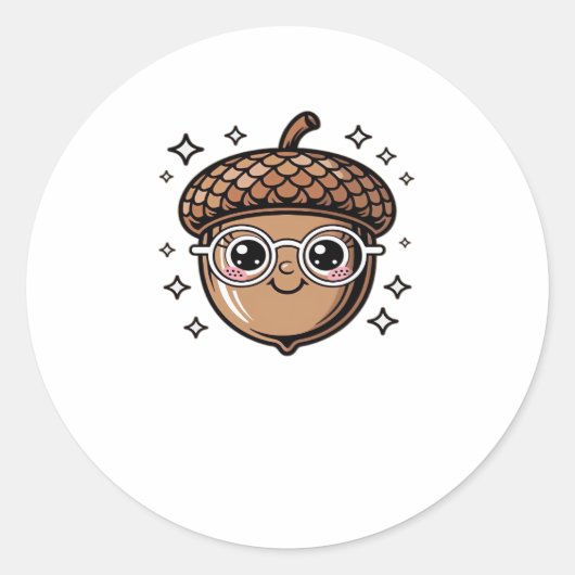 niedlicher klassischer T - Shirt Runder Aufkleber (Vorderseite)