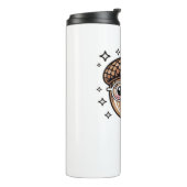 niedlicher klassischer T - Shirt Thermosbecher (Nach links gedreht)