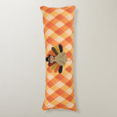 Niedlicher, klassischer/Vintager Erntedank Türkei Seitenschläferkissen (Vorderseite Vertikal)